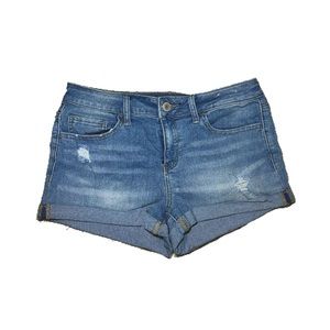 SO Low Rise Shortie Jean Shorts